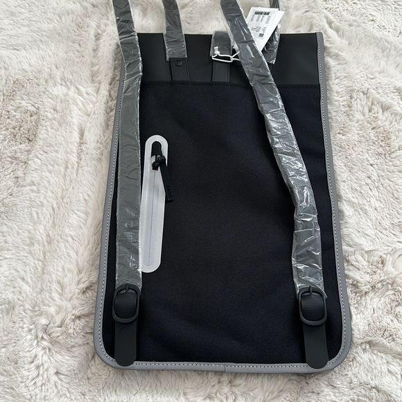 RAINS Reflective Backpack Black main image 7
